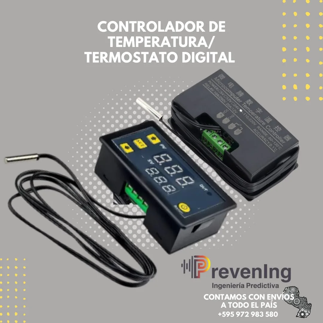 Controlador de temperatura / termostato para frio o incubadora