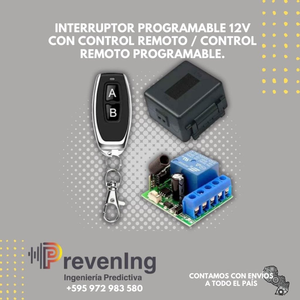 Relé RF Control Remoto Inalámbrico 2 Receptores Interruptor Momentáneo Interruptor Inalámbrico
