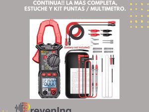 Pinza amperométrica corriente continua y alterna