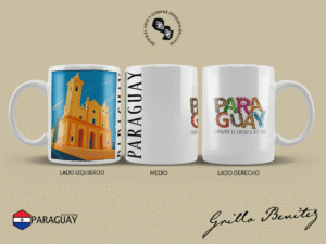 Taza diseño 2025, Taza 11 oz / 325 ml., Obra en taza: Catedral @grillobenitez