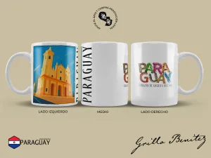 Taza diseño 2025, Taza 11 oz / 325 ml., Obra en taza: Catedral @grillobenitez