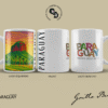 Taza diseño 2025 , cerro Taza de cerámica de 11 Oz / 325 ml sublimada con diseños de Paraguay Obra: Cerro Taza diseño 2025, Taza 11 oz / 325 ml. Obra en taza sublimada: Cerro @grillobenitez