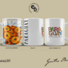Taza diseño 2025, chipas Taza de cerámica de 11 Oz / 325 ml sublimada con diseños de Paraguay Obra: Chipa Taza diseño 2025, Taza 11 oz / 325 ml. Obra en taza sublimada: Chipa @grillobenitez