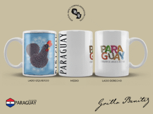 Taza diseño 2025, Gallinita Pichai Negra Taza de cerámica de 11 Oz / 325 ml sublimada con diseños de Paraguay Obra: Gallinita Pichai Negra Taza diseño 2025, Taza 11 oz / 325 ml. Obra en taza sublimada: Gallinita Pichai Negra @grillobenitez