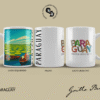 Taza diseño 2025, Irupe Taza de cerámica de 11 Oz / 325 ml sublimada con diseños de Paraguay Obra: Irupe Taza diseño 2025, Taza 11 oz / 325 ml. Obra en taza sublimada: Irupe @grillobenitez