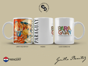 Taza diseño 2025, Kuña Paraguaya Taza de cerámica de 11 Oz / 325 ml sublimada con diseños de Paraguay Obra: Kuña Paraguaya Taza diseño 2025, Taza 11 oz / 325 ml. Obra en taza sublimada: Kuña Paraguaya @grillobenitez