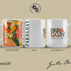Taza diseño 2025, Pareja de danza folklore Taza de cerámica de 11 Oz / 325 ml sublimada con diseños de Paraguay Obra: Pareja de danza folklore Taza diseño 2025, Taza 11 oz / 325 ml. Obra en taza sublimada: Pareja de danza folklore @grillobenitez