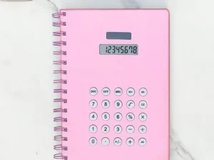 Cuaderno con Calculadora 18X1,1 Cm