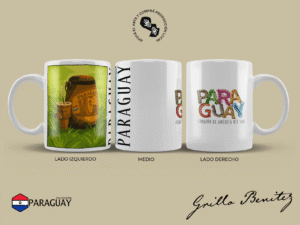 Taza diseño 2025, Termo y guampa de terere Taza de cerámica de 11 Oz / 325 ml sublimada con diseños de Paraguay Obra: Termo y guampa de terere Taza diseño 2025, Taza 11 oz / 325 ml. Obra en taza sublimada: Termo y guampa de terere @grillobenitez